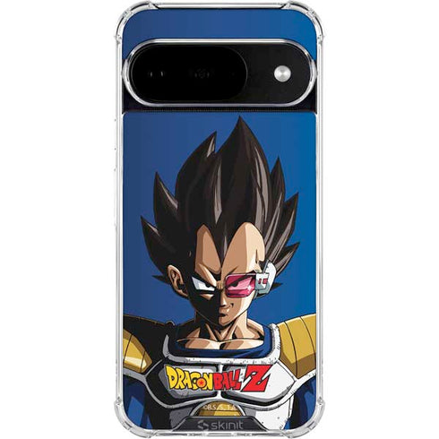 Dragon Ball Z Vegeta Portrait Google Pixel 10 Clear Case